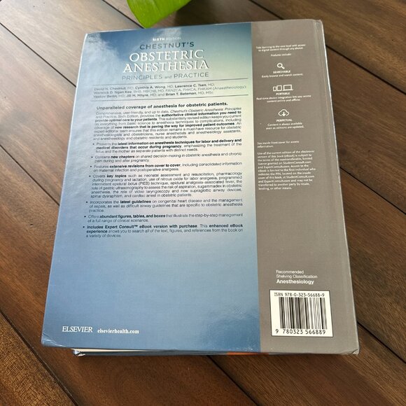Chestnut's Obstetric Anesthesia: Principles & Practice 6th ed Brand New - Picture 2 of 9